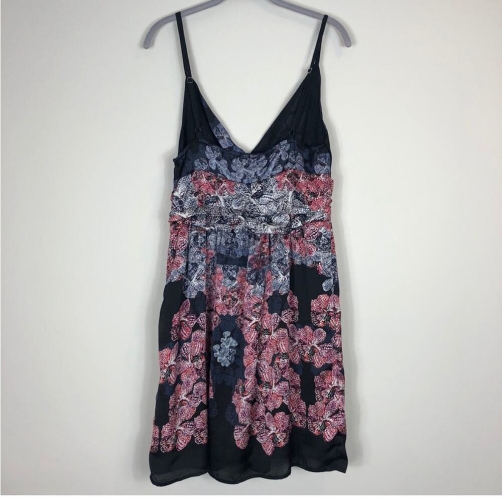 Imaginary voyage floral print mini dress - fits like a medium